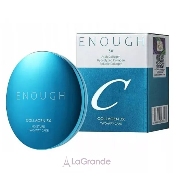 Enough Collagen 3X Moisture Two Way Cake Foundation SPF28 ���������� ����� � ������ ������ SPF28