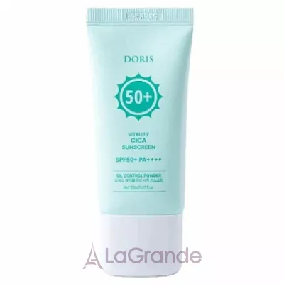 Doris Vitality Cica Sunscreen SPF50+     SPF50+