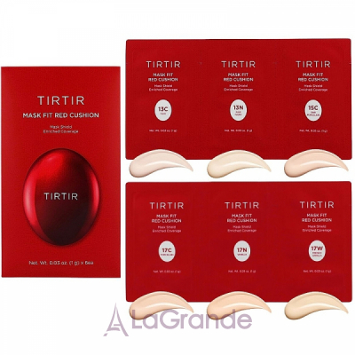 Tirtir Mask Fit Red Cushion 6 Shade Trial Kit    