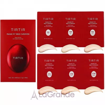 Tirtir Mask Fit Red Cushion 6 Shade Trial Kit    