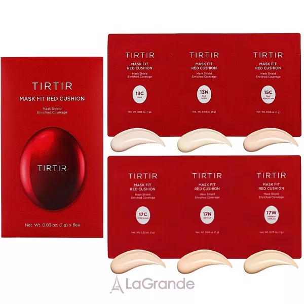 Tirtir Mask Fit Red Cushion 6 Shade Trial Kit ���� ������ �������� ������