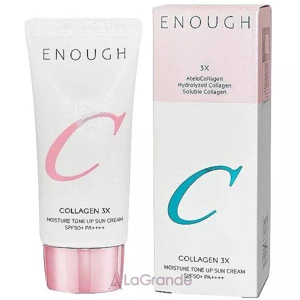 Enough Collagen 3X Moisture Tone Up Sun Cream SPF50+ PA++++ �������������� ���������� ���� ��� ����