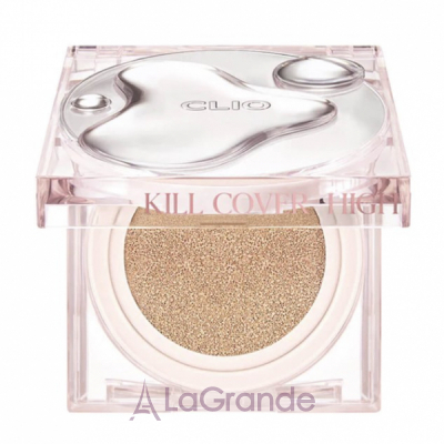 Clio Kill Cover High Glow Cushion SPF50+ PA+++       SPF50+