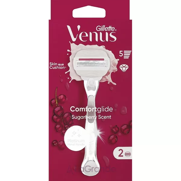 Gillette Venus Comfortglide Sugarberry ������ ��� ������ � 2 ������� ��������