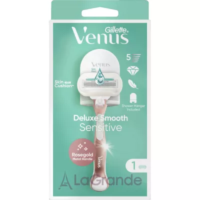 Gillette Venus Deluxe Smooth Rosegold Sensitive   1  ,  