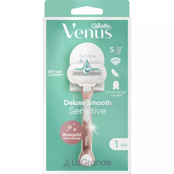 Gillette Venus Deluxe Smooth Rosegold Sensitive ������ � 1 ������ �������, ������ ������