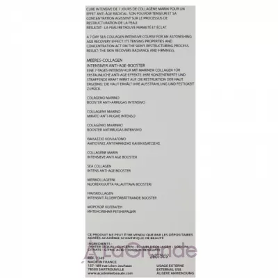 Academie Sea Collagen Ampoules Intensive Age Recovery    