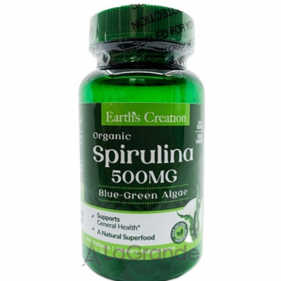 Earth's Creation Spirulina 500 mg ĳ  