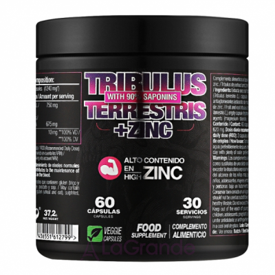 Zoomad Labs Tribulus Terrestris + Zinc  