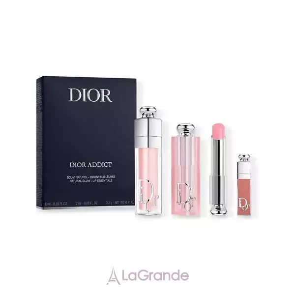 Christian Dior Addict ���� (lip/balm/6ml + lip/gloss/3.2g + lip/gloss/2ml)