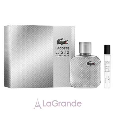 Lacoste Silver Grey L.12.12  (  50  +  7.5 )