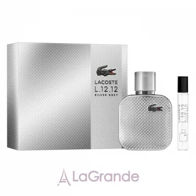 Lacoste Silver Grey L.12.12  (  50  +  7.5 )