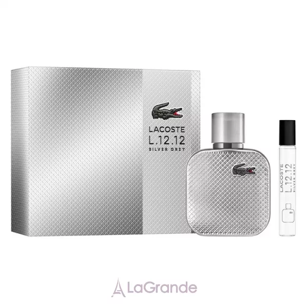 Lacoste Silver Grey L.12.12 ����� (��������������� ���� 50 �� + ��������� 7.5 ��)