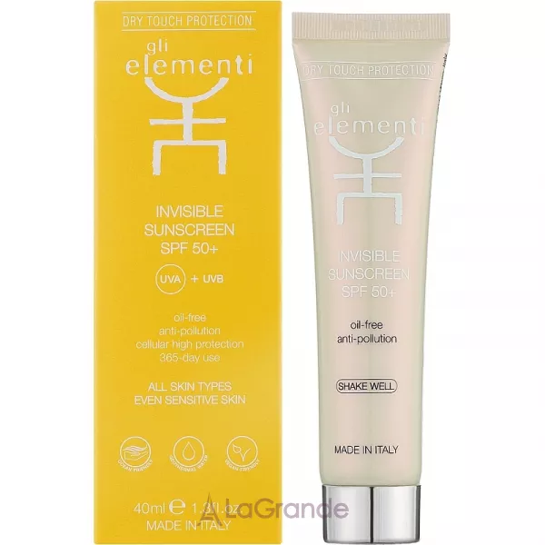 Gli Elementi Invisible Sunscreen SPF50+ ������������� ���� SPF50+ (����������)