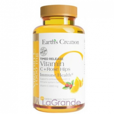 Earth's Creation Vitamin C + Rose Hips 1000 mg ĳ  