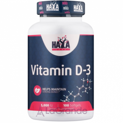 Haya Labs Vitamin D-3 5000 IU   