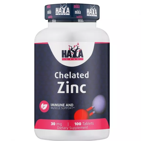 Haya Labs Chelated Zinc 30 mg ������� ������� 