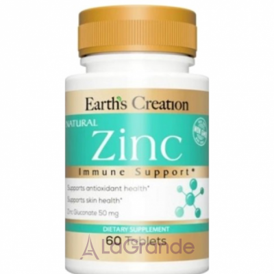 Earth's Creation Zinc Gluconate 50 mg   