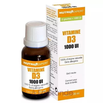 Nutriexpert Vitamine D3 1000 UI ĳ  