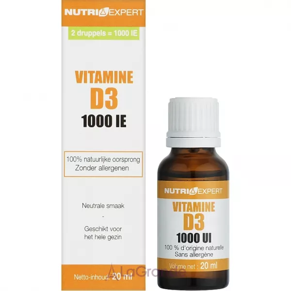 Nutriexpert Vitamine D3 1000 UI ĳ������ ������� 