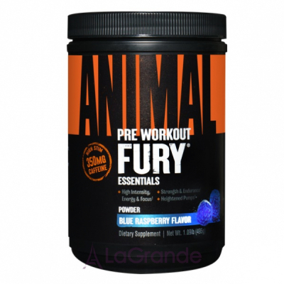 Universal Nutrition Animal Fury Blue raspberry    