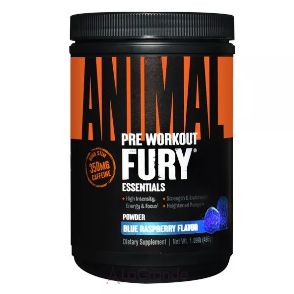 Universal Nutrition Animal Fury Blue raspberry ����������������� �������� 