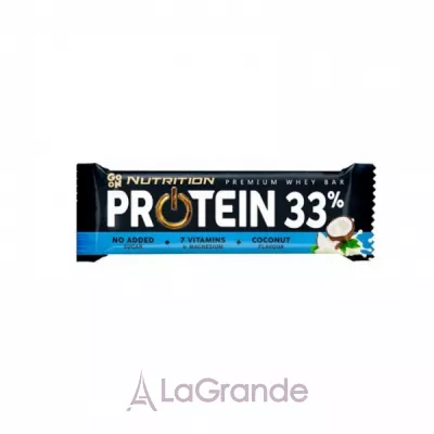GoOn Nutrition  Protein Bar 33 % Coconut   