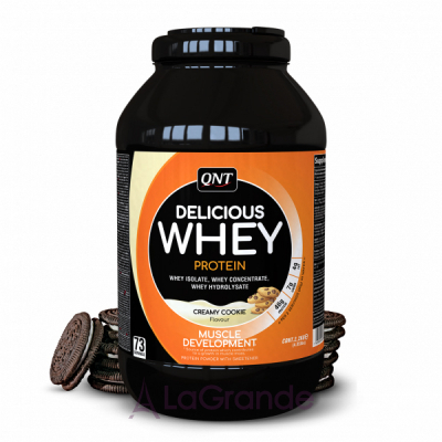 QNT Delicious Whey Protein Cookies & Cream    