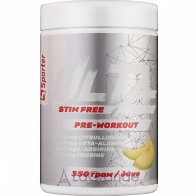 Sporter Ulta Stim Free Pre-Workout     