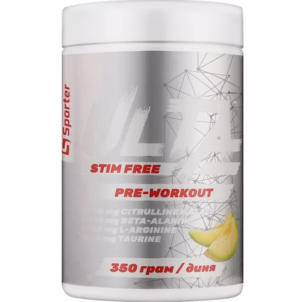 Sporter Ulta Stim Free Pre-Workout ����������������� �������� � ������ ����
