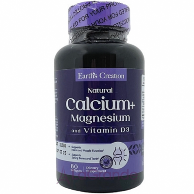Earth's Creation Calcium + Magnesium + Vitamin D3   