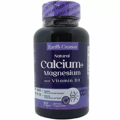 Earth's Creation Calcium + Magnesium + Vitamin D3   