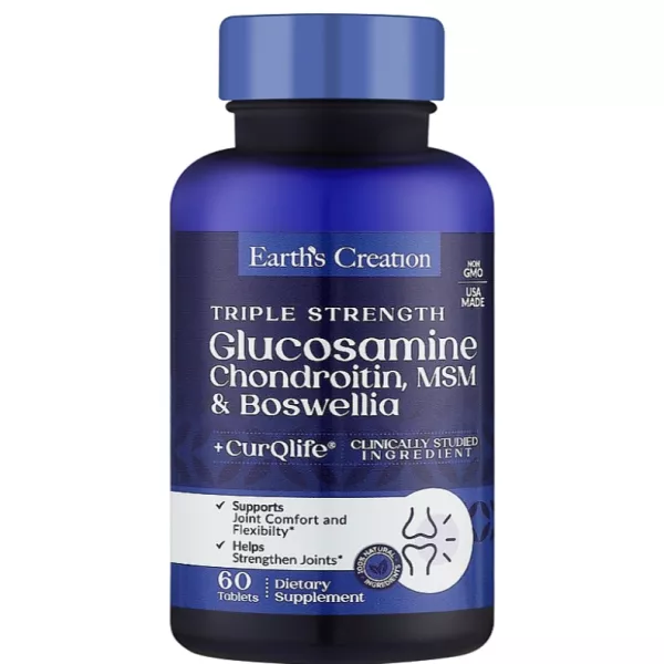 Earth's Creation Glucosamine, Chondroitin Msm & Boswellia ������� ������� 