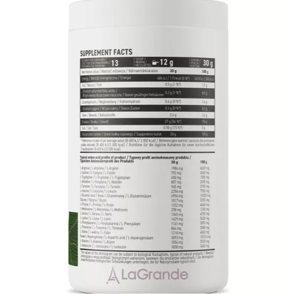 OstroVit Soy Protein Isolate Vegan ������ ����������� ������