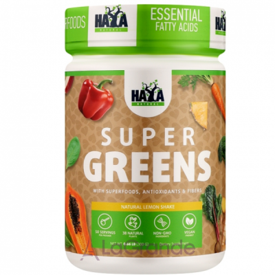 Haya Labs Super Greens Lemon -    