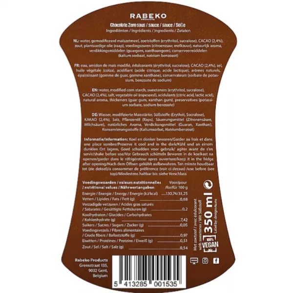 Rabeko Products Zero Syrup Chocolate ��������������� ����� 