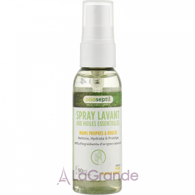 Olioseptil Spray Lavant Aux Huiles Essentielles Poire-Vanille-Amande  - 