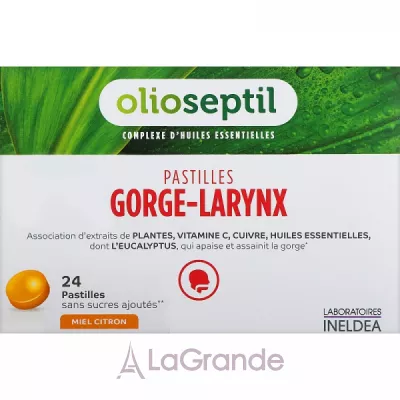 Olioseptil Pastiles Gorge-Larynx        -