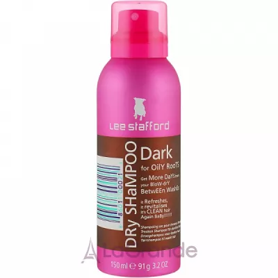 Lee Stafford Poker Straight Dry Shampoo Dark     