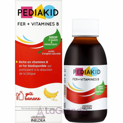 Pediakid Fer + Vitamines B Sirop    쳿   