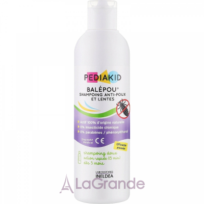 Pediakid Balepou Shampoing Anti-Poux Et Lentes      