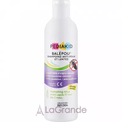 Pediakid Balepou Shampoing Anti-Poux Et Lentes      