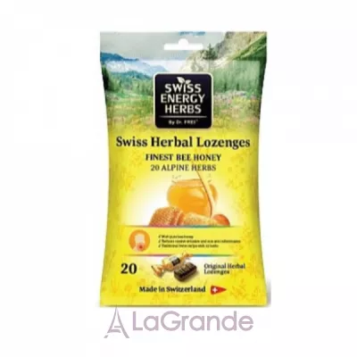 Swiss Energy Herbal Lozenges Bag 20 herbs Herbs Honey    