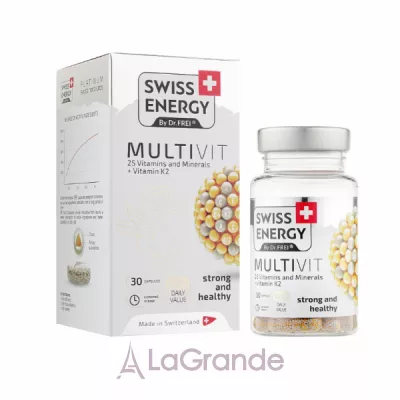 Swiss Energy Multivit 25 Vitamins and Minerals+Vitamin K2 25      2