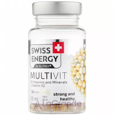 Swiss Energy Multivit 25 Vitamins and Minerals+Vitamin K2 25      2