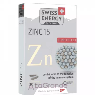 Swiss Energy Zinc 15 mg Long Effect   