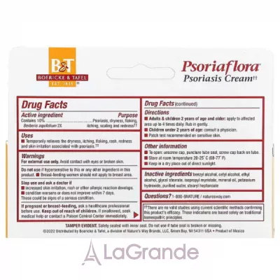 Boericke & Tafel Psoriaflora Topical Cream   
