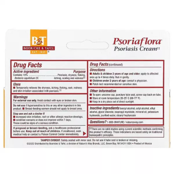 Boericke & Tafel Psoriaflora� Topical Cream ���� �� ��������