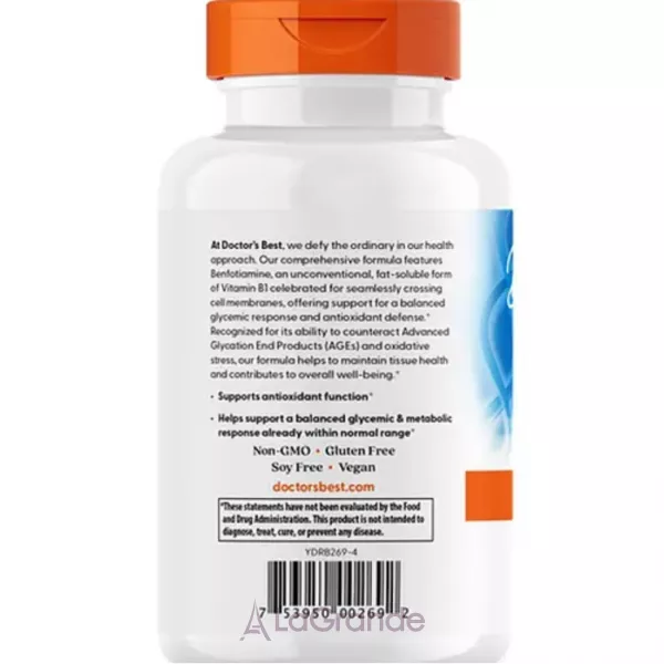 Doctor's Best Benfotiamine with BenfoPure 150 ����������� ������� 