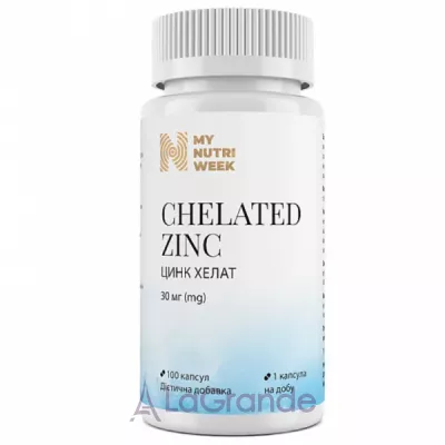 My Nutri Week Chelated Zink 30 mg   